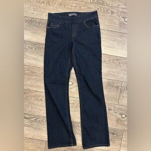 Reitman’s Dark Blue Women's Jeans Pull On SZ 9 LONG Boot/Straight cut